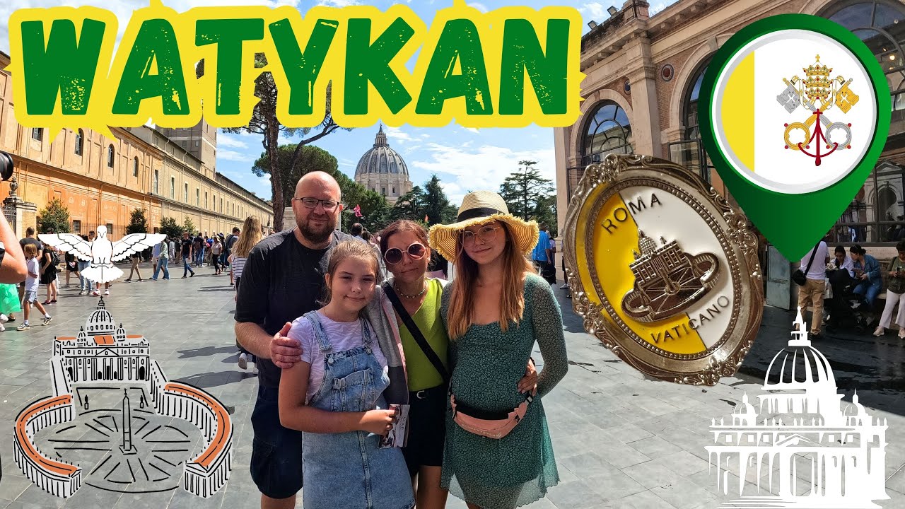 Vlog #27 WŁOCHY - PRZYCZEPĄ KEMPINGOWĄ zwiedzamy WATYKAN Kaplica Sykstyńska, Bazylika św. Piotra !!!