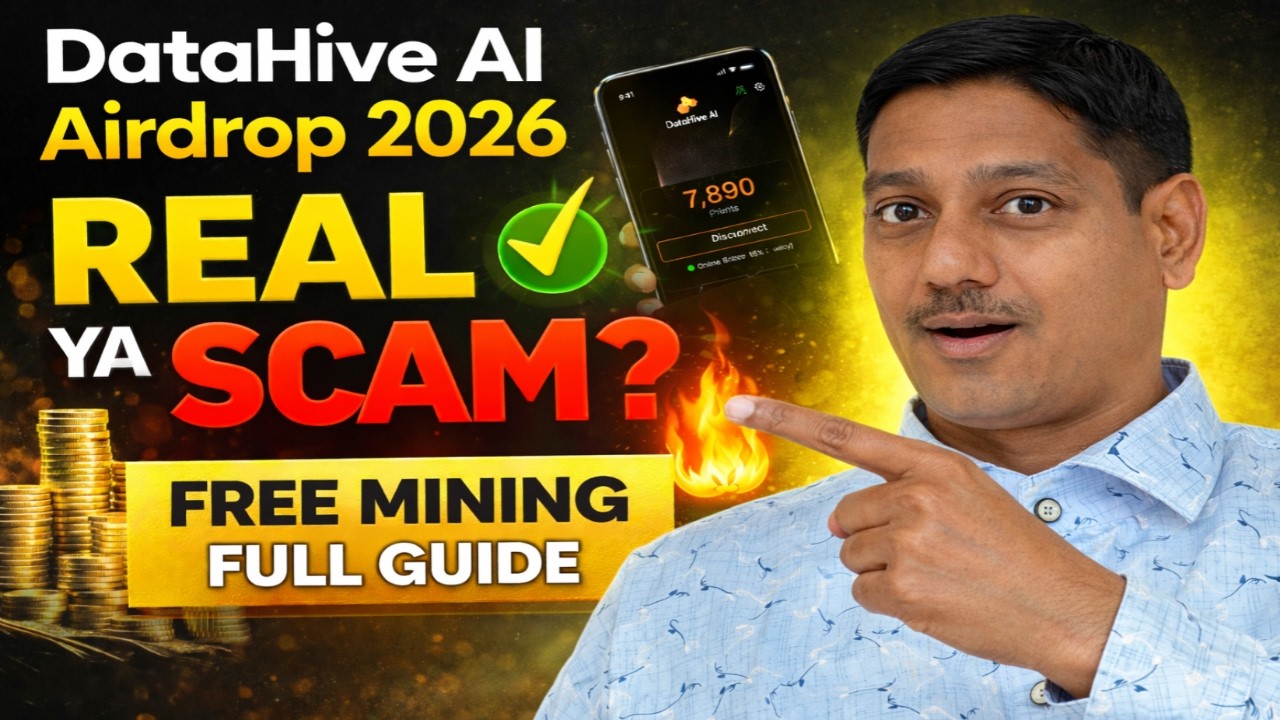 DataHive AI Airdrop 2026 🔥 Real Ya Scam? Free Mining Full Guide