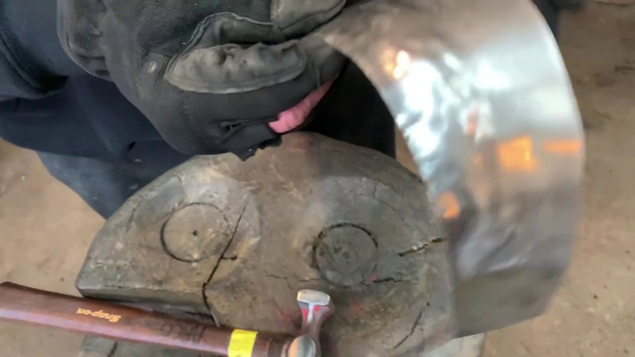 Metal working: Old School Metal Shaping Tuck Shrinking
