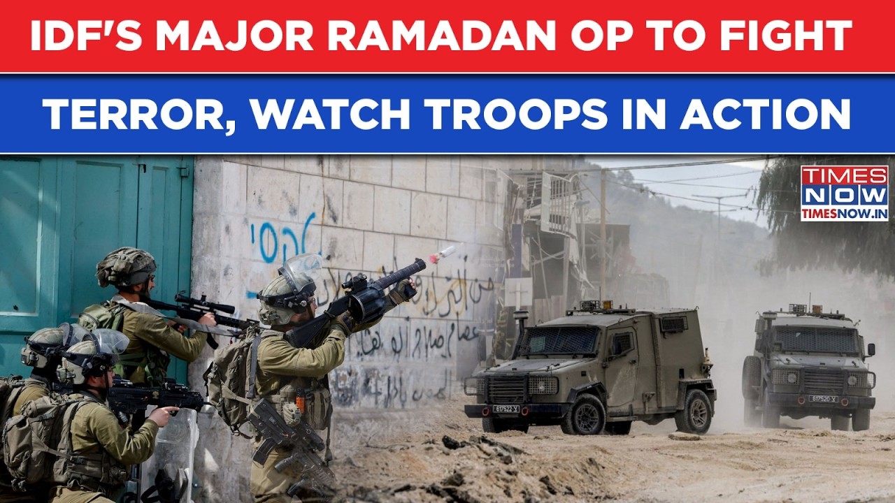 IDF's Major Ramadan Op To Fight West Bank Terror During Muslim Holy Month, Watch Troops In Action