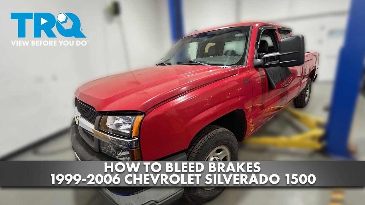 Как прокачать тормоза Chevrolet Silverado 1500 1999-2006 годов