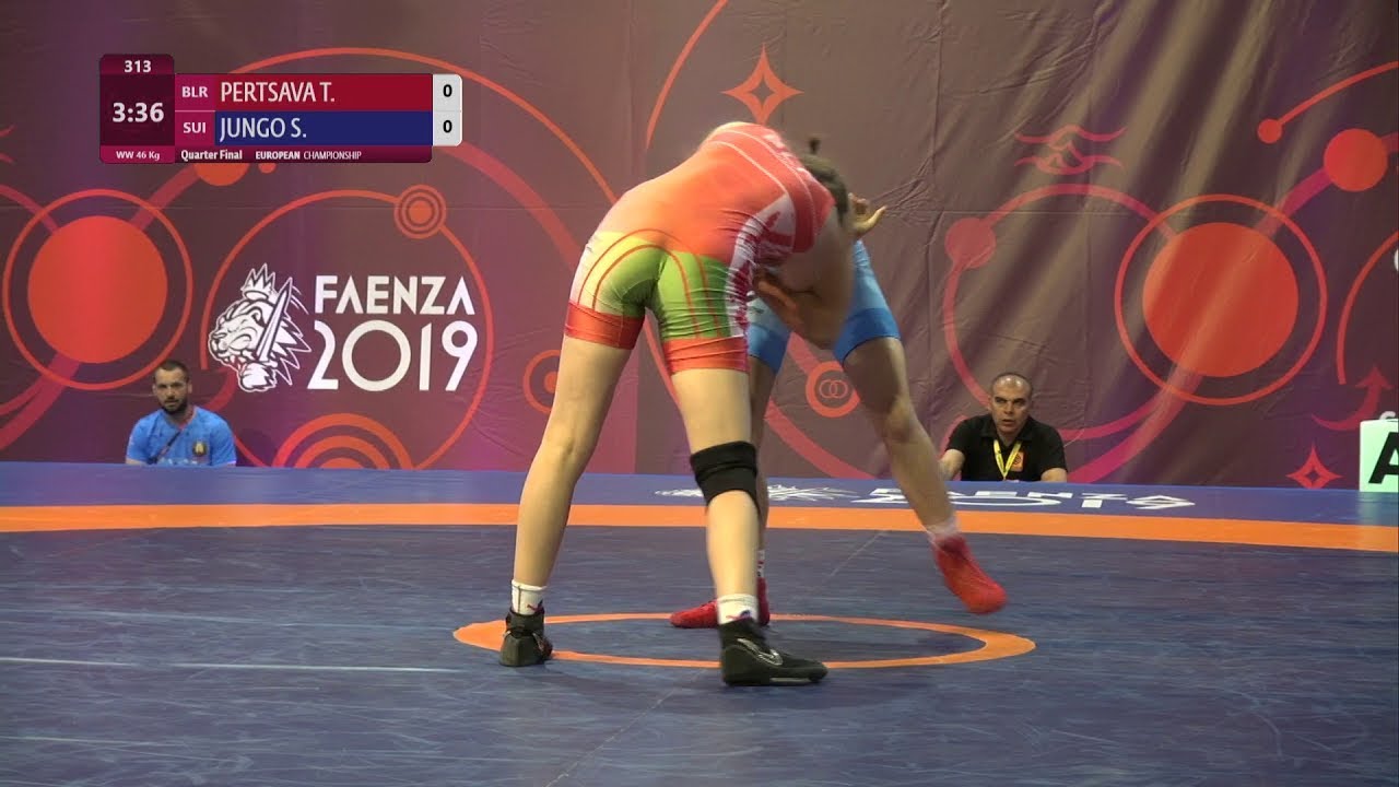 1/4 WW - 46 kg: T. PERTSAVA (BLR) v. S. JUNGO (SUI)