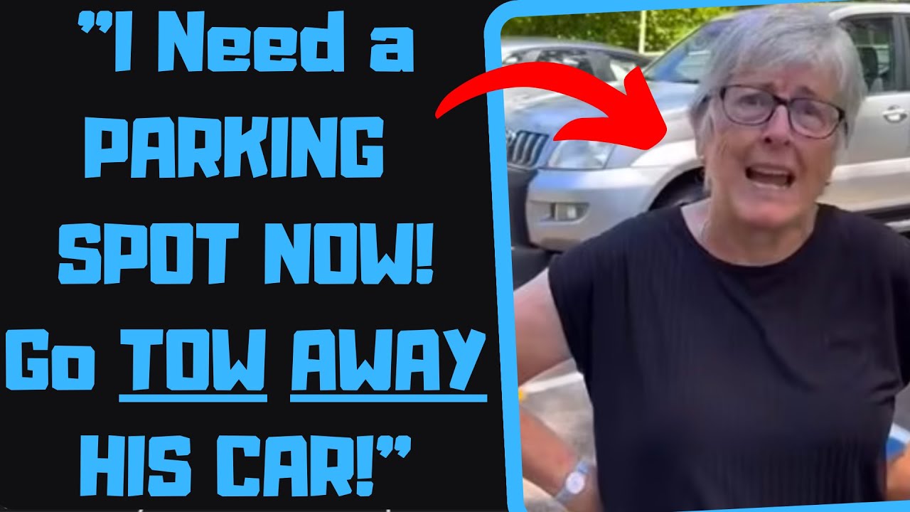 r/IDontWorkHereLady - Parking Lot Karen Demands I Tow a STRANGER'S CAR! I'm 14!