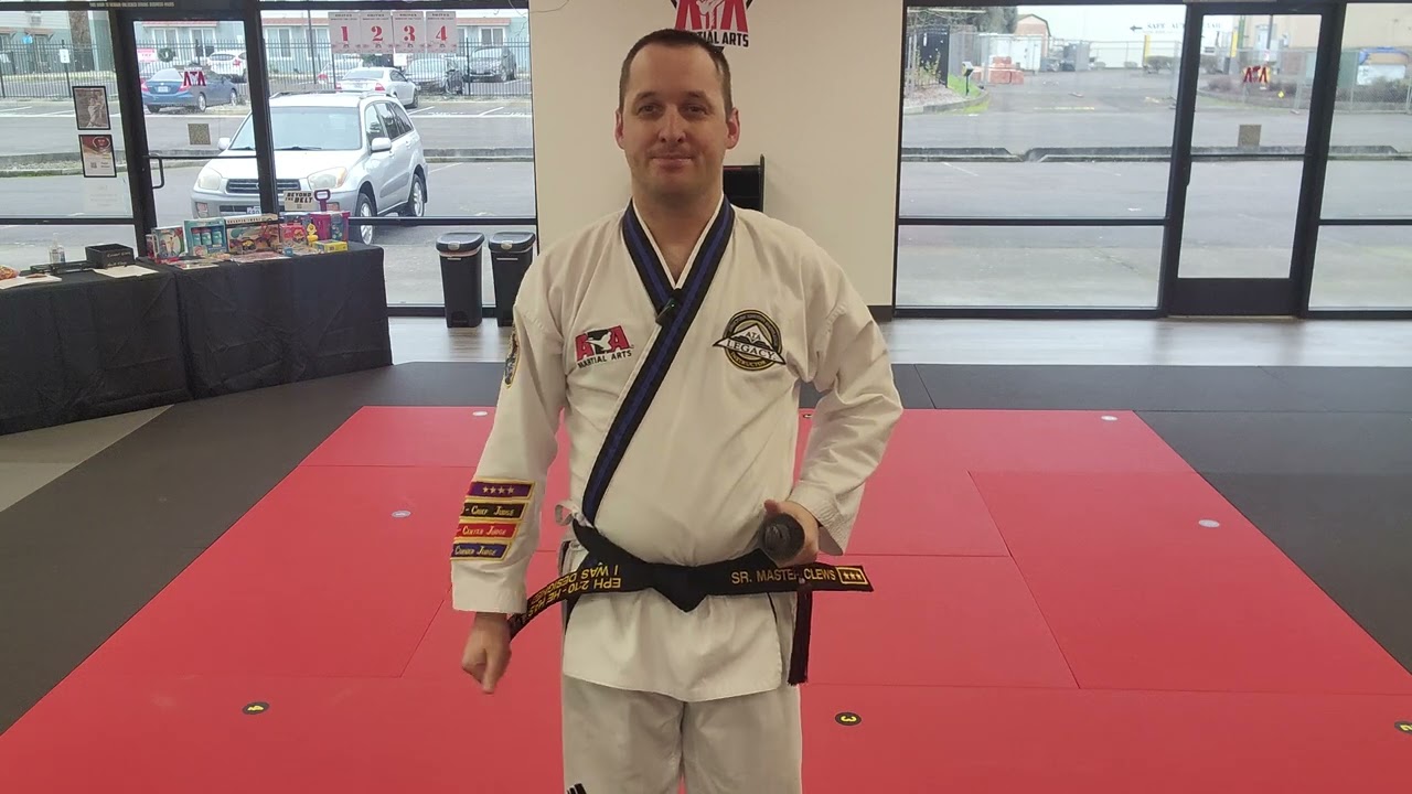 ATA Color Belt Sword Form: Slowed down and broken down!