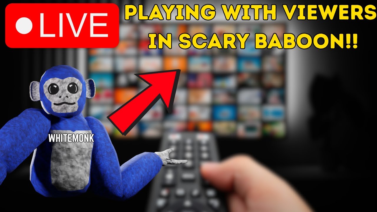 Scary Baboon LIVE With Viewers