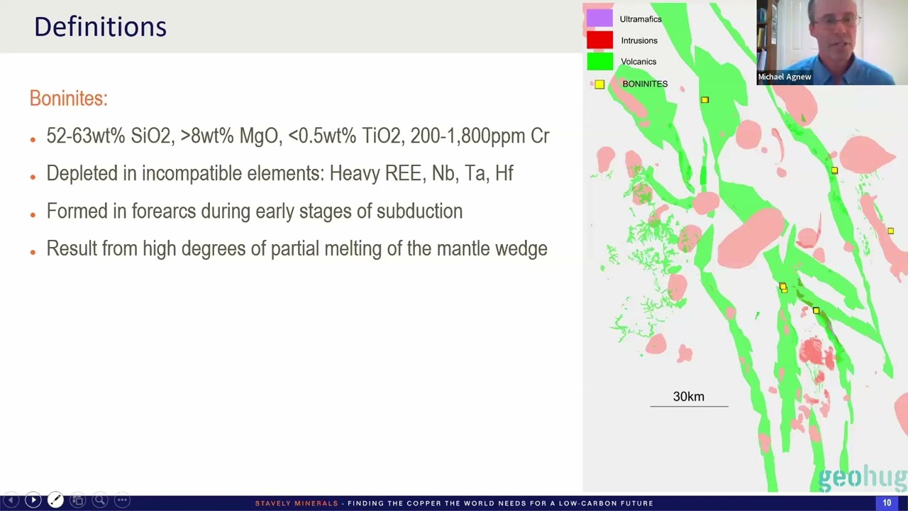 Michael Agnew - Ultramafic rocks in volcanic arc terrains – their formation, tectonic significance