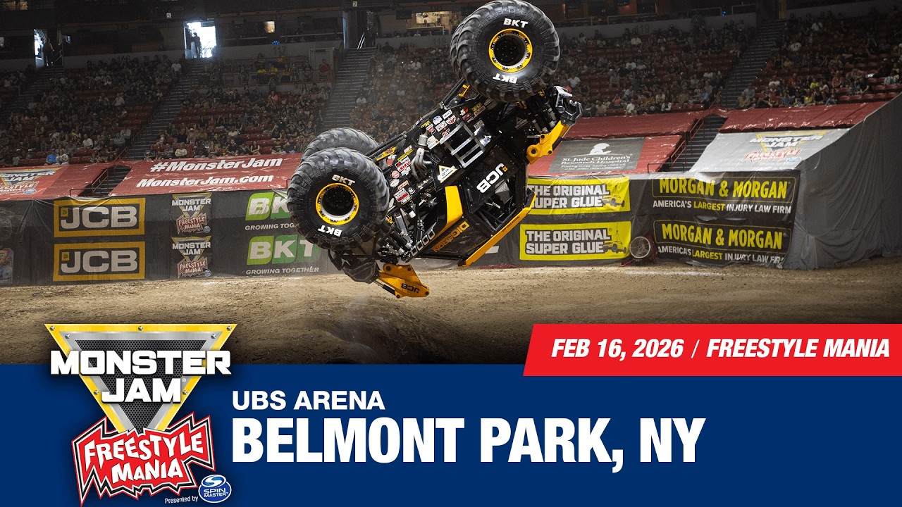 Monster Jam: Belmont Park, NY - 5 (Full Event) | Feb 16, 2026 | Freestyle Mania