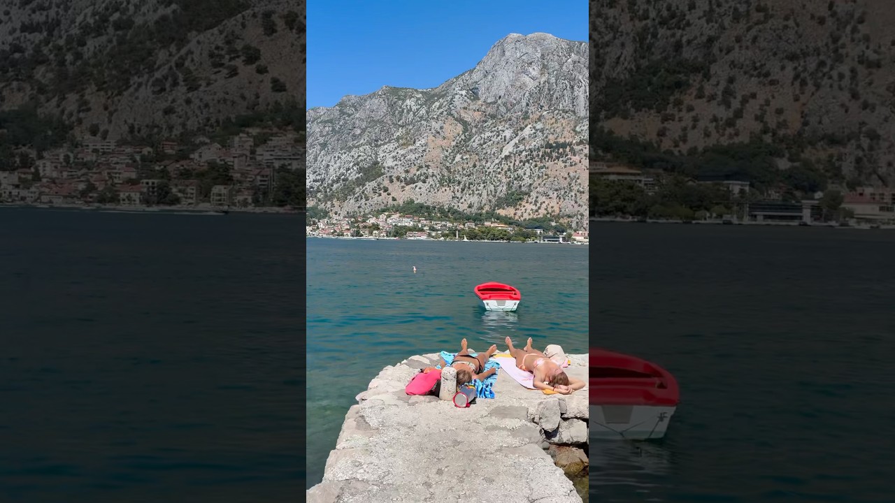 180 Panoramic View Of Muo&rsquo;s Mediterranean Adriatic Coastline, Kotor, Montenegro! #beach #travel