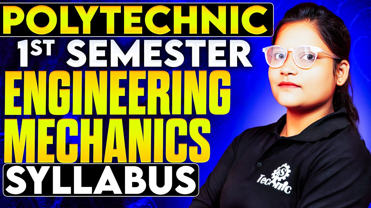 Bihar Polytechnic 1st Semester | Engineering Mechanics latest syllabus 2024-25 | #sbte #astechnic