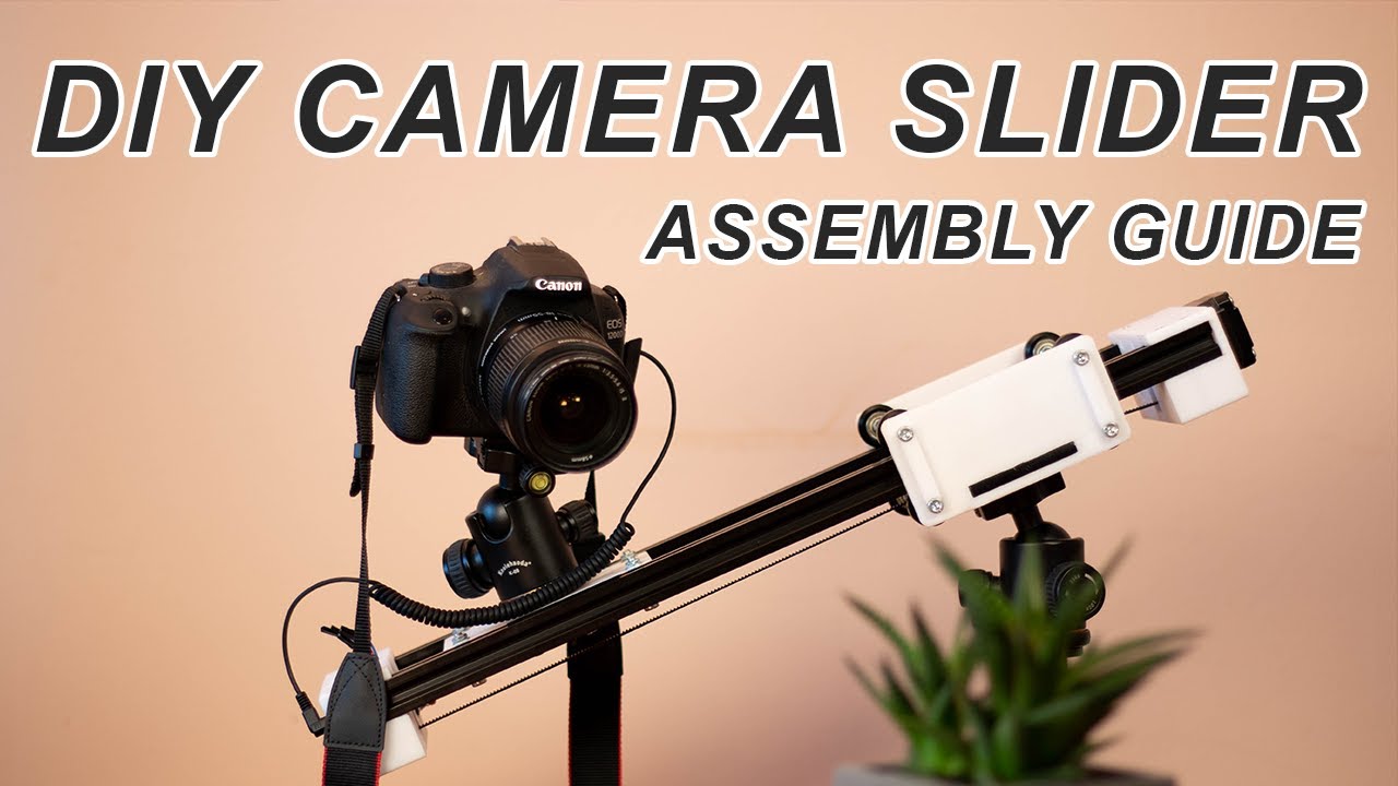 DIY motorized DSLR slider (with WiFi) assembly guide (uncut)