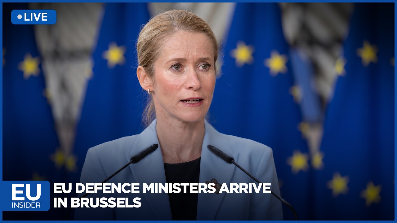 LIVE | EU Defence Ministers Gather for Meeting in Brussels | AA114