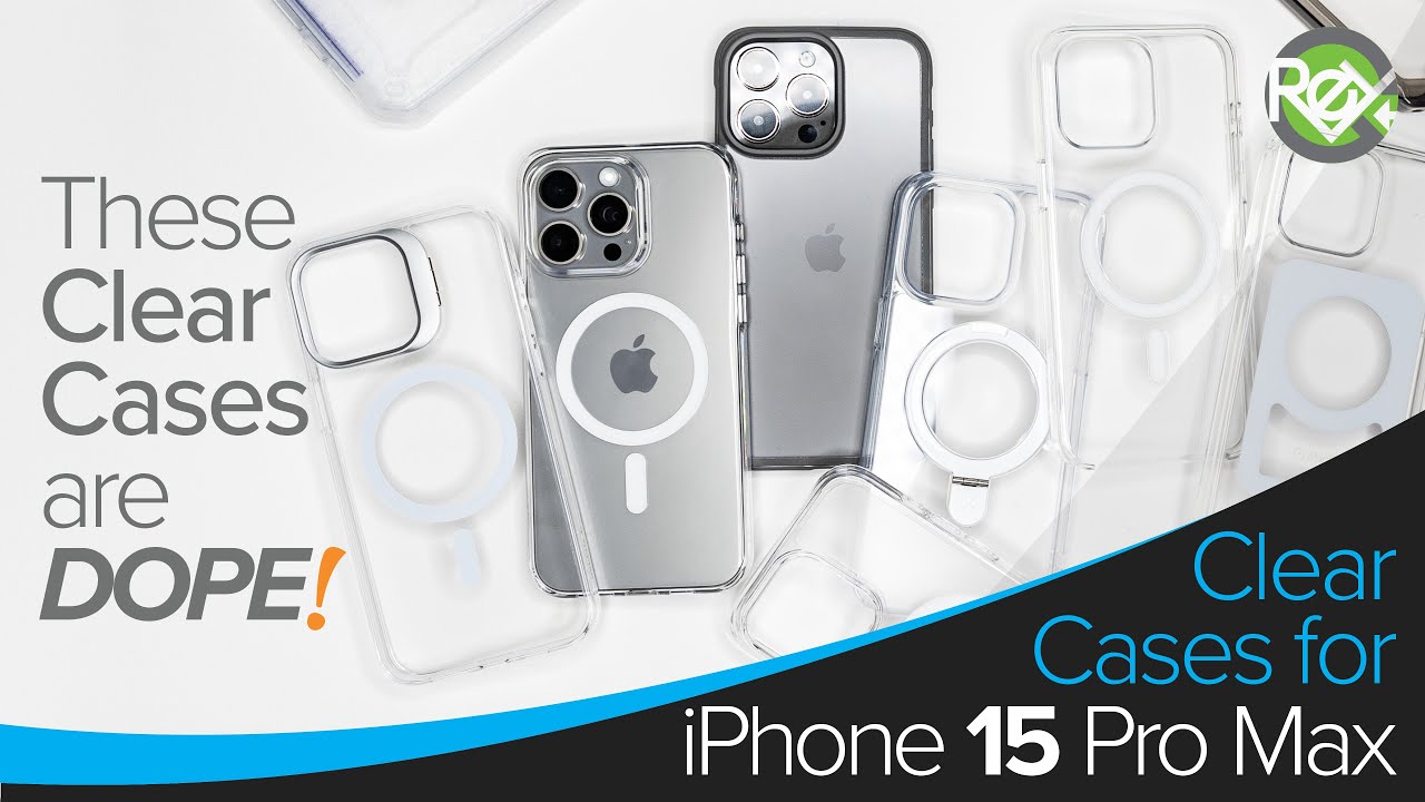 Прозрачные чехлы для iPhone 15 Pro Max!