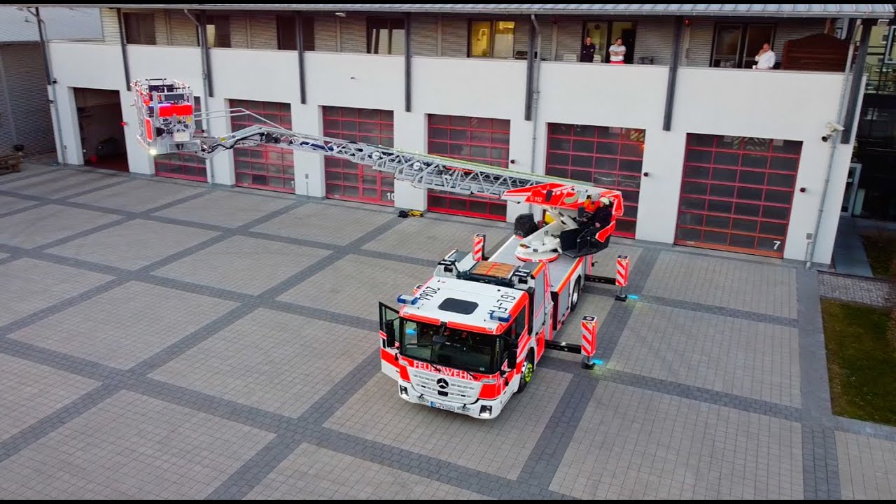 Die neue Drehleiter der Feuerwehr Bergisch Gladbach