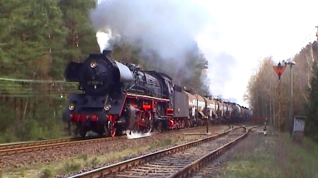 Als das Bw Sta&szlig;furt noch Mikado spielen konnte - 41 1231 mit Kesselzug