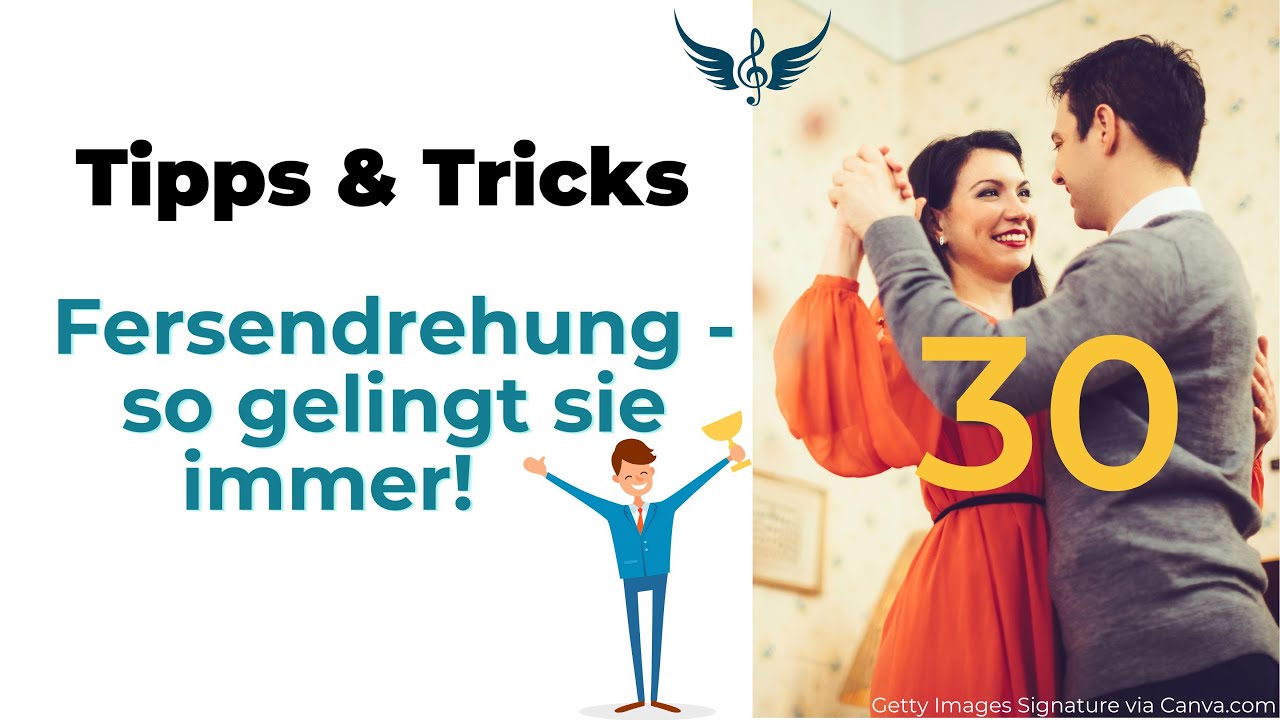 Fersendrehung mit diesem Tipp gelingt sie 100%ig. Probier's aus! Für Herr & Dame gezeigt 4K