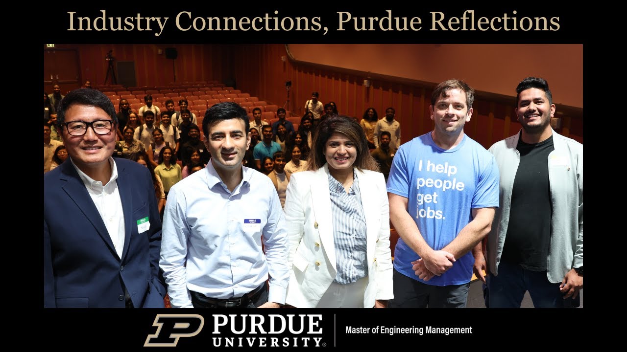 Industry Connections, Purdue Reflections: Product Conference