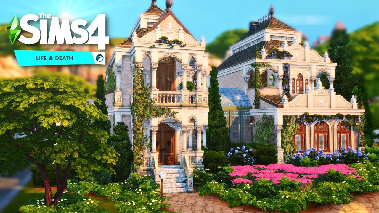 RAVENWOOD FAMILY HOME || The Sims 4 Life & Death  ||   Speed Build - NO CC
