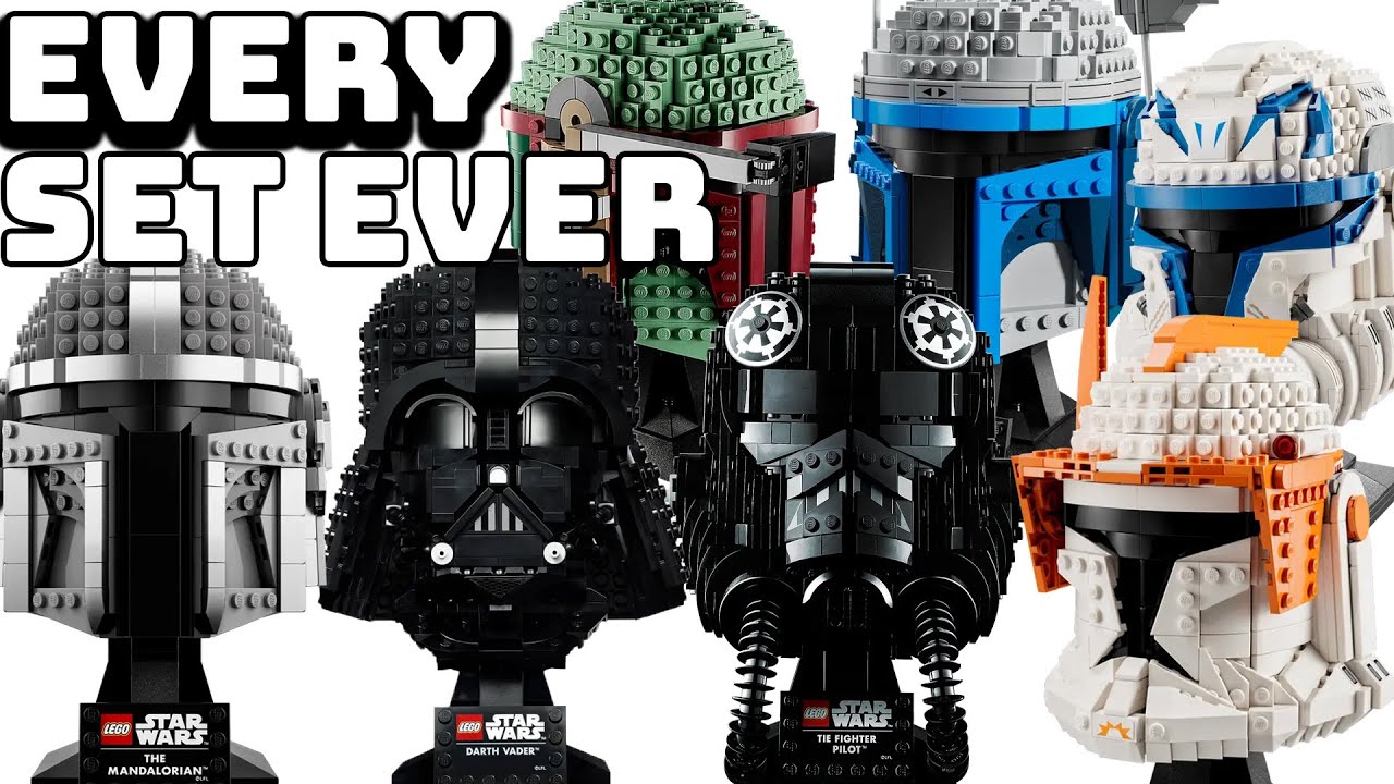 Ranking EVERY LEGO Star Wars Helmet Set!