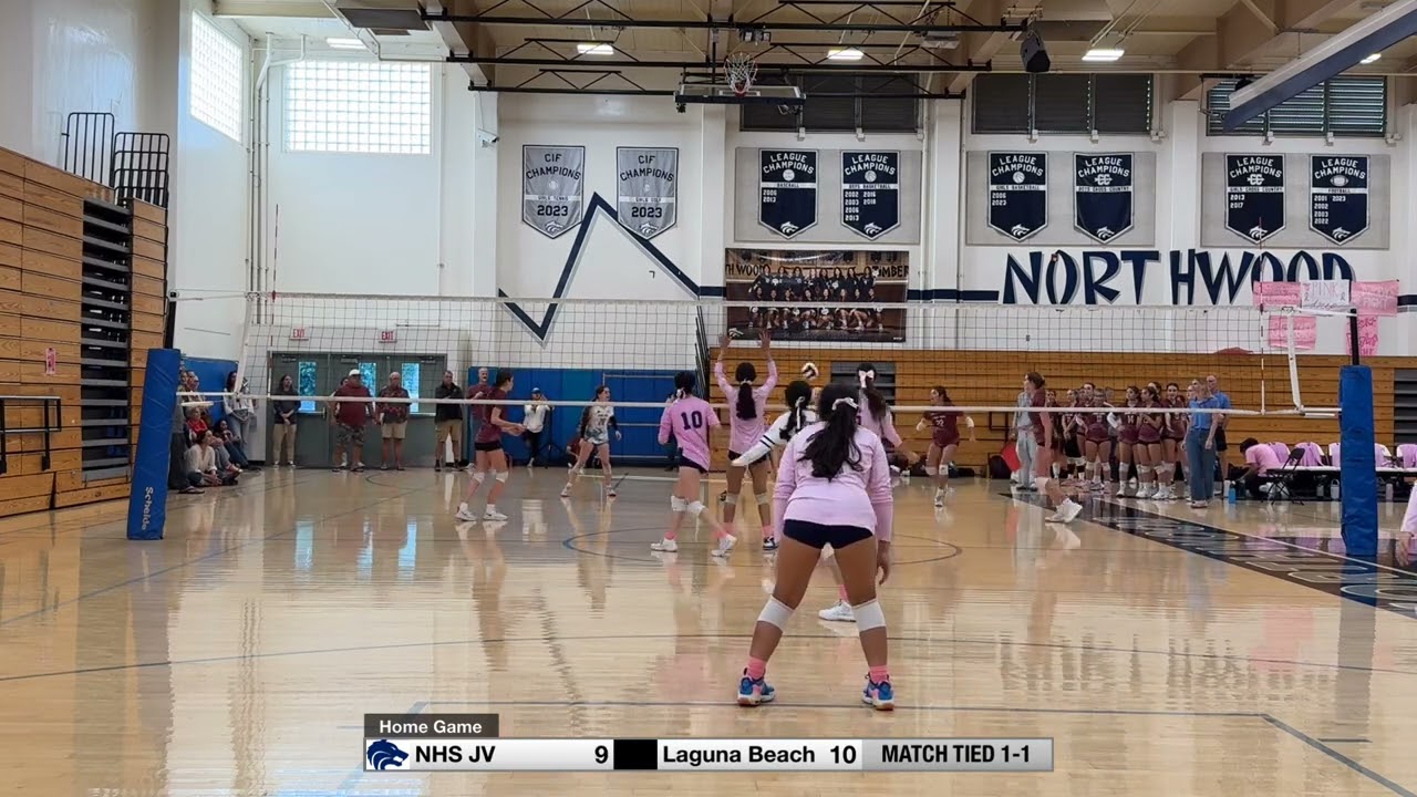 NHS VS Laguna Beach Girls JV Volleyball Set #3
