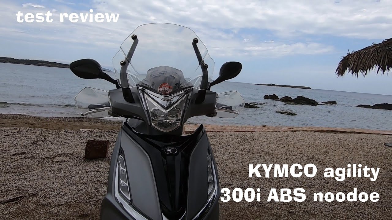 KYMCO 300i (350) agility ABS noodoe , test