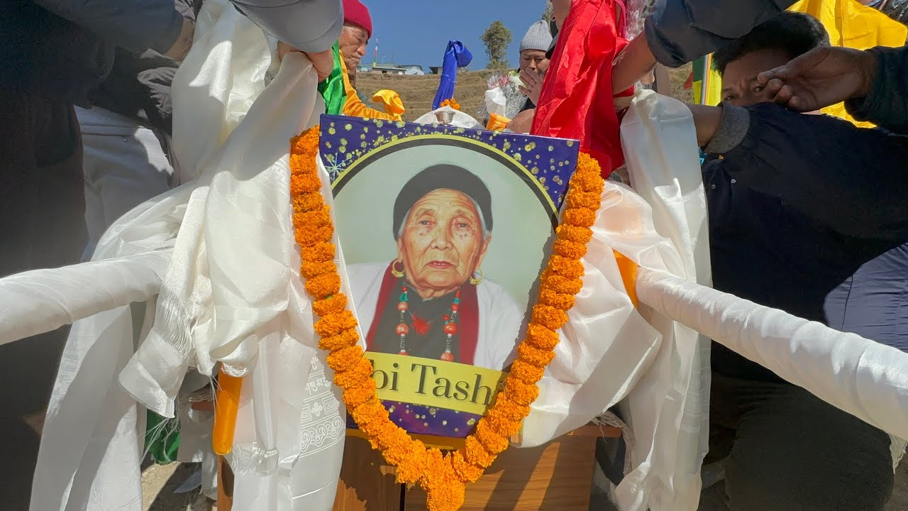 Late funeral of ani tashi bhuti hyolmo shugenche.