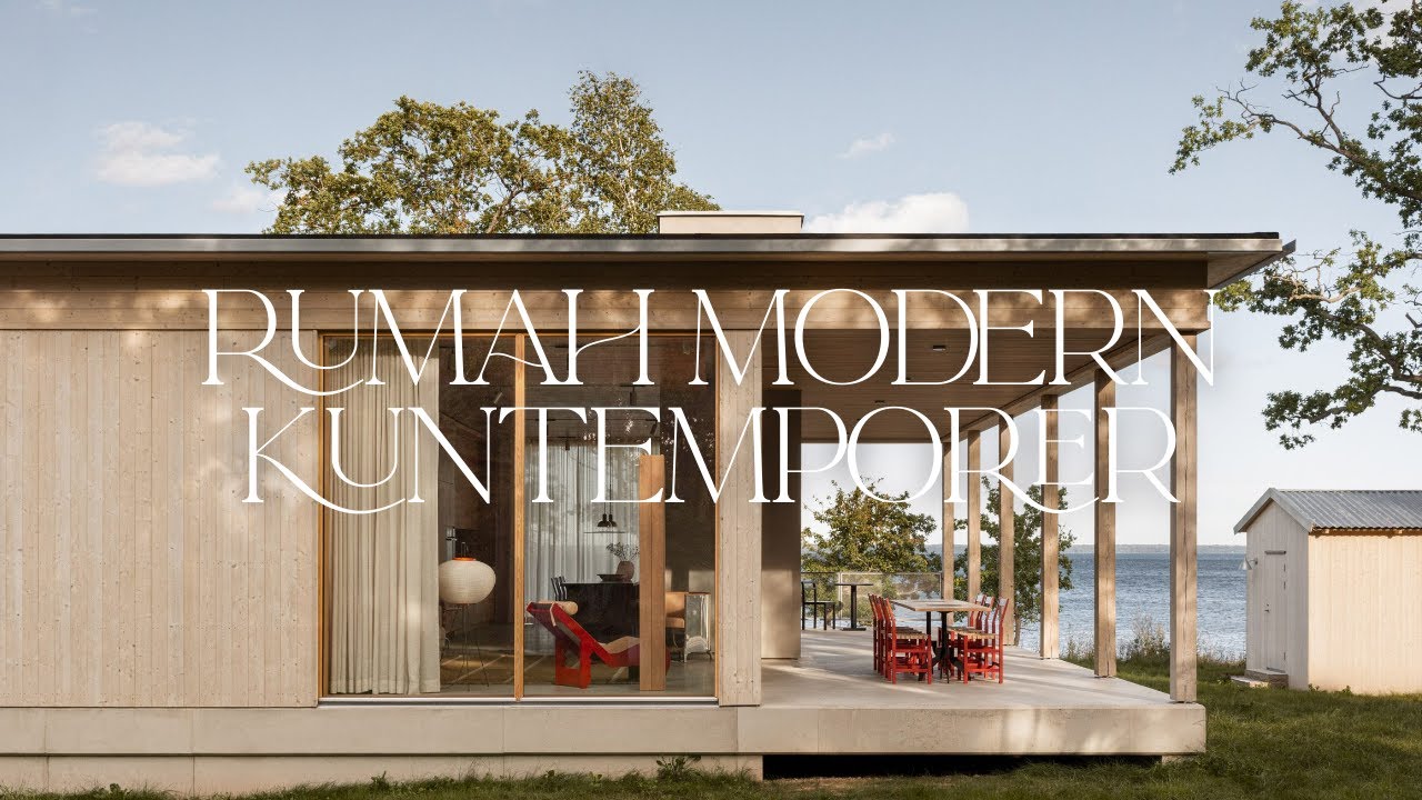 Rahasia Rumah Tepi Danau yang Paling Tenang dan Chic! (Desain Skandinavia Modern)