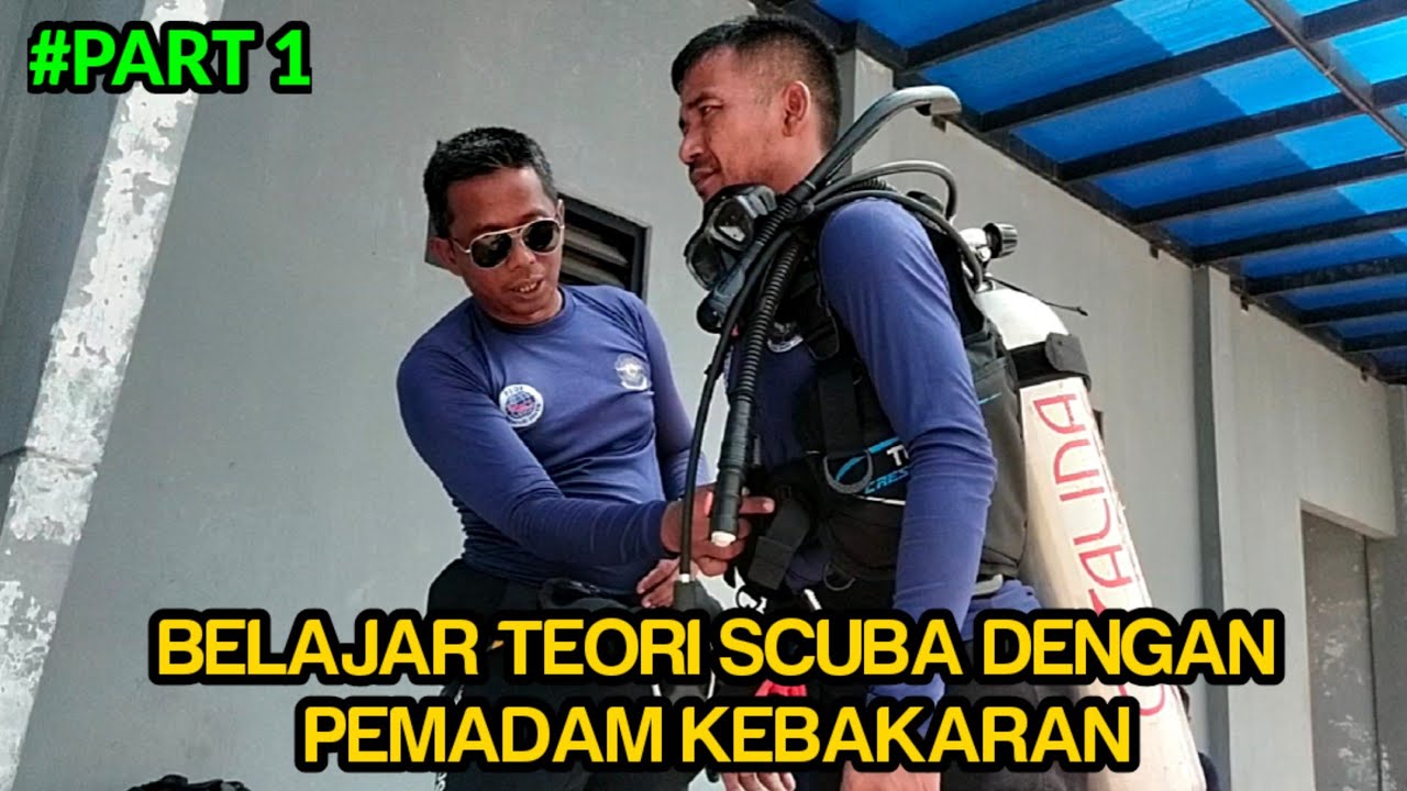 Belajar mengenal dasar dasar SCUBA dari instruktur pusdiklatkar ciracas #part1