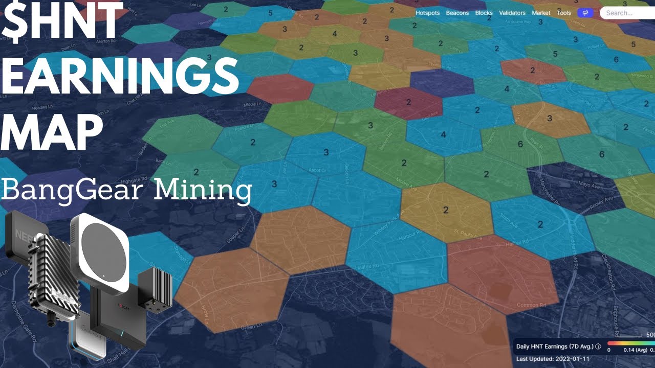 Helium  Explore Check Out The New HNT Earnings Map layer Average Earnings  & Transmit Scales