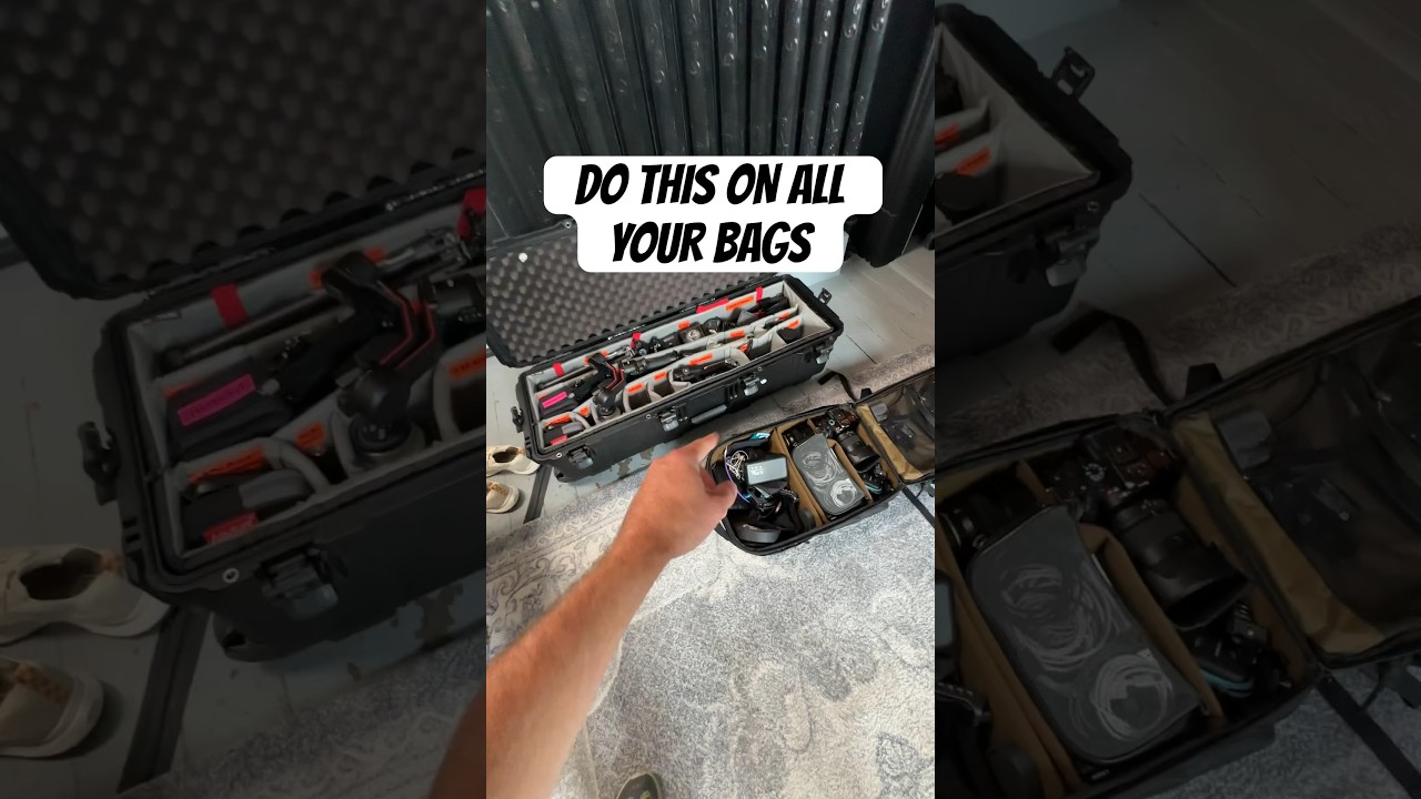 Camera Bag Pro Tip.