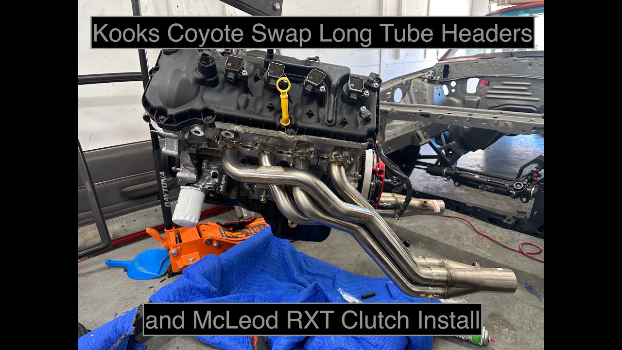 Installing McLeod RXT Clutch and Kooks Long Tube Headers on my Coyote Foxbody Mustang