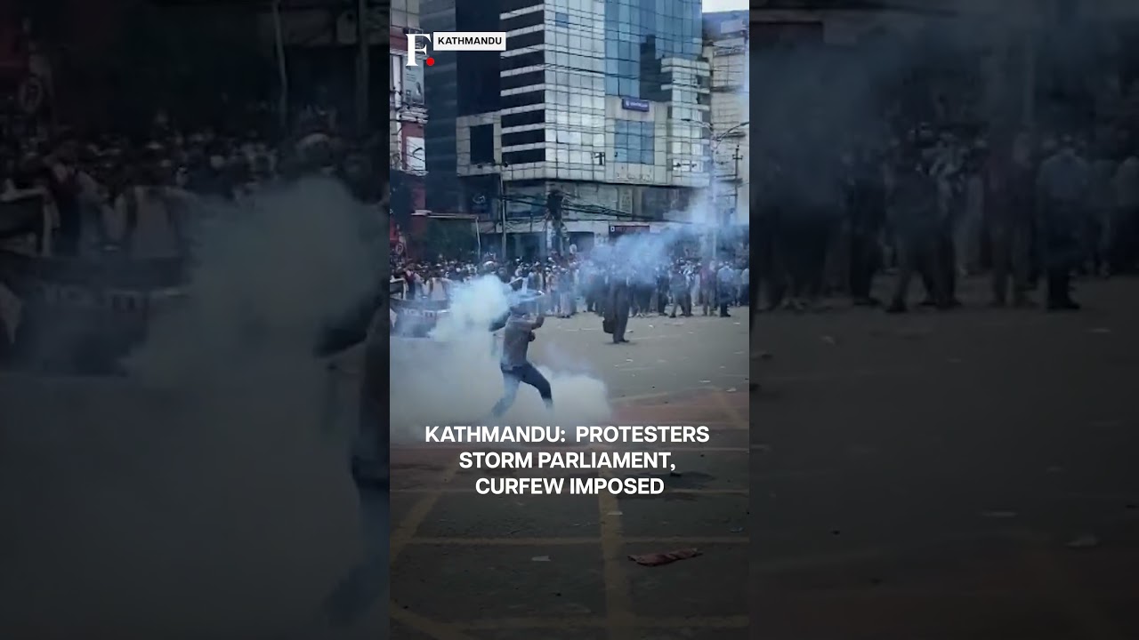 Nepal: Clashes Erupt As Gen Z Protests Social Media Ban, Demonstrators Breach Parliament | N18G