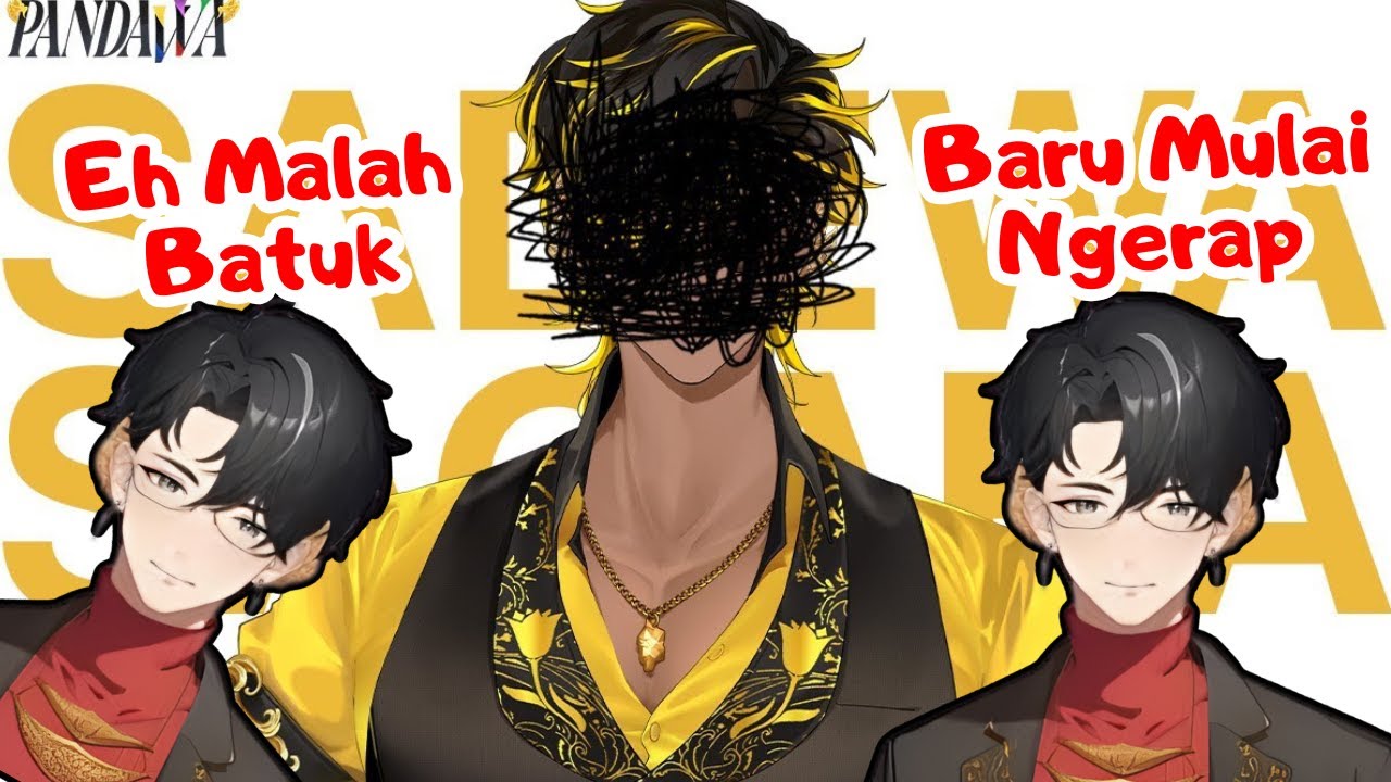 Baru aja Arjuna mau nanyiin teasernya Sadewa eh malah batuk, maklum sudah berumur [Vtuber Clip]