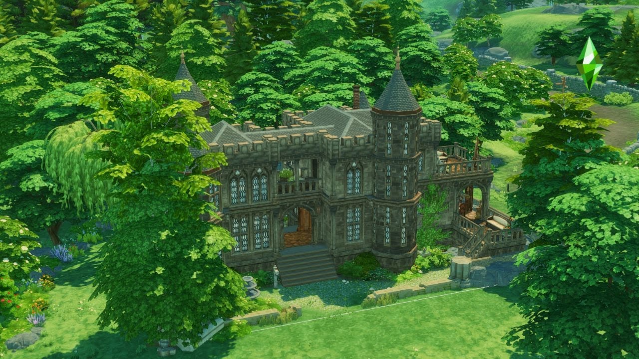 Occult's Castle🏛️|| The Sims 4 Speed Build || Tray Files || No CC