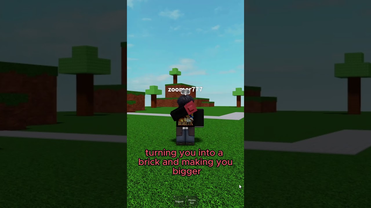 Демонстрация способностей и обучающее видео по игре Brick | #abilitywars #shorts #roblox