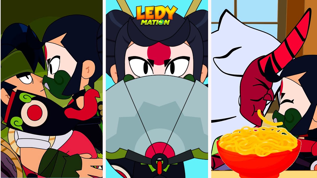 🉐🍣KAZE NINJA NEW BRAWLER🉐🍣THE NINJA AND THE BEAST | Brawl Star Animation | TOKUSATSU Season