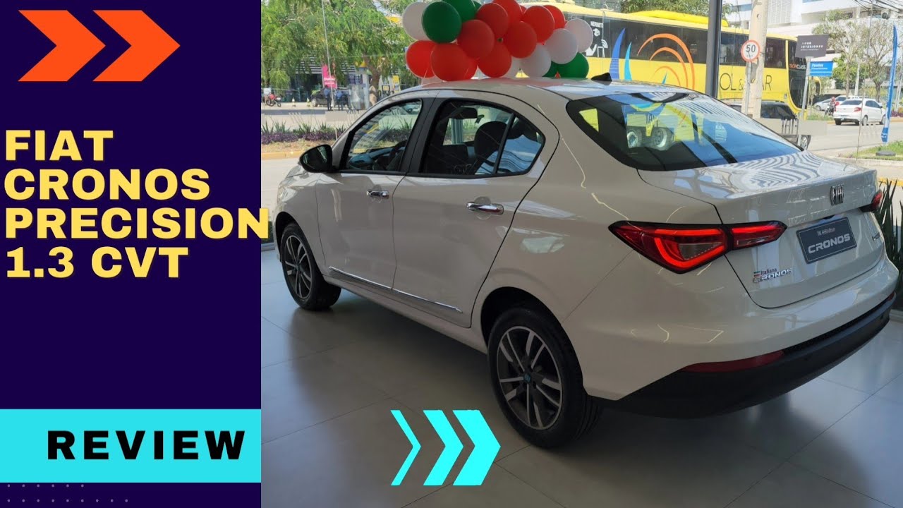 Fiat Cronos Precision 2023 - Preços e detalhes da versão top de linha do Sedan compacto da Fiat!