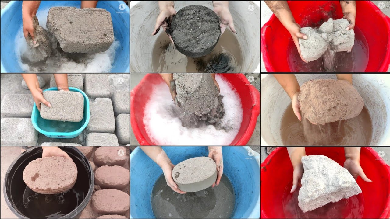 ASMR: only first shapes crumble of different textures/dusty smooth melting+no dipping/oddlysatifying