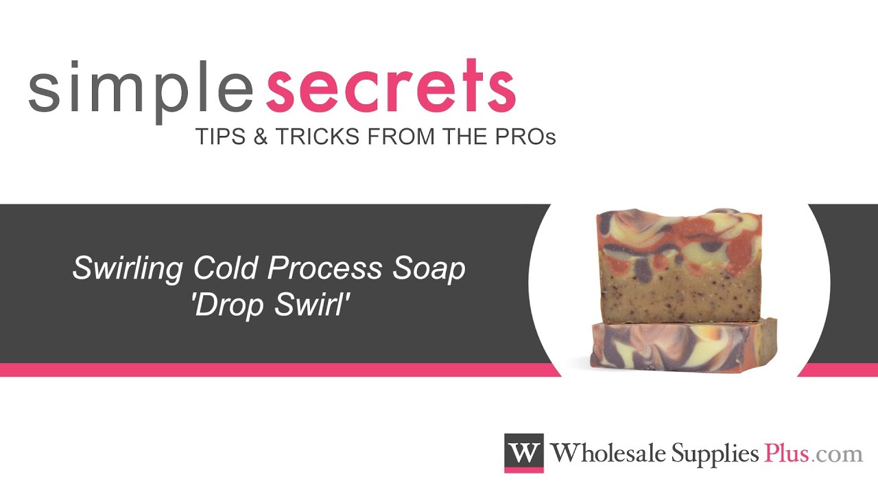 How To Drop Swirl Cold Process Soap {Simple Secrets}