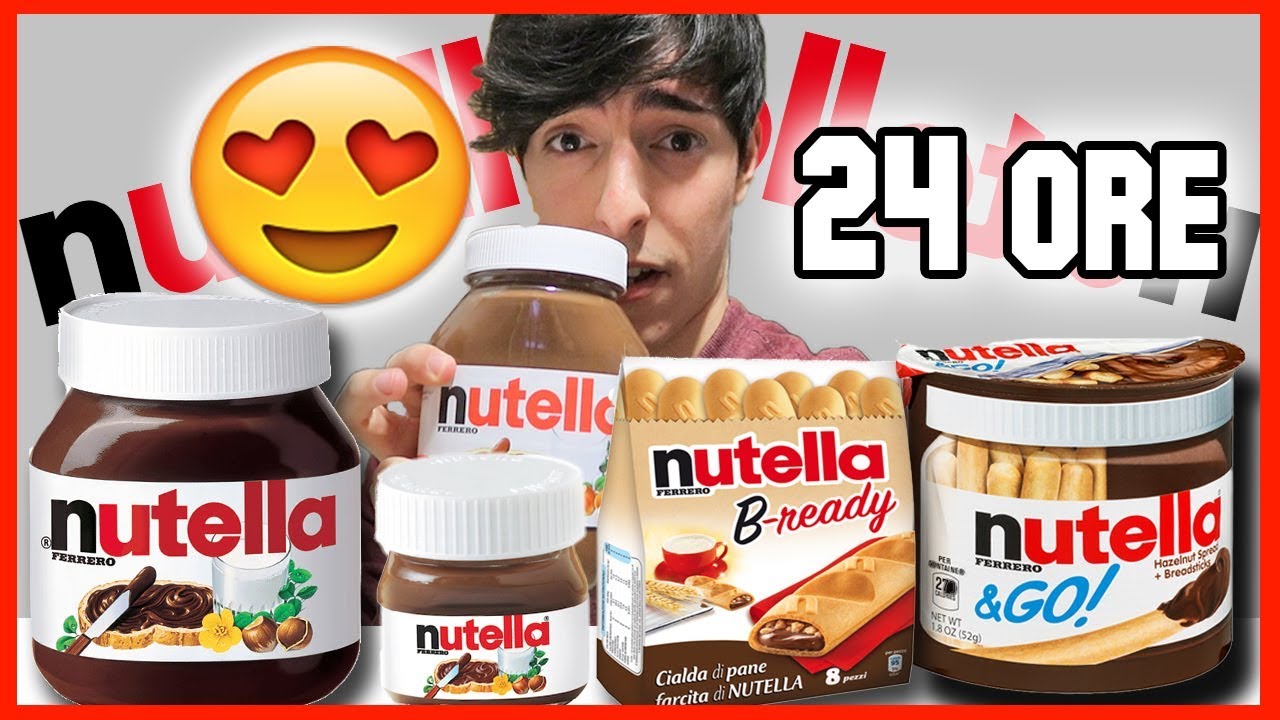 🍫 Mangio per 24 ORE SOLO NUTELLA! | PEPIYOS 🍫
