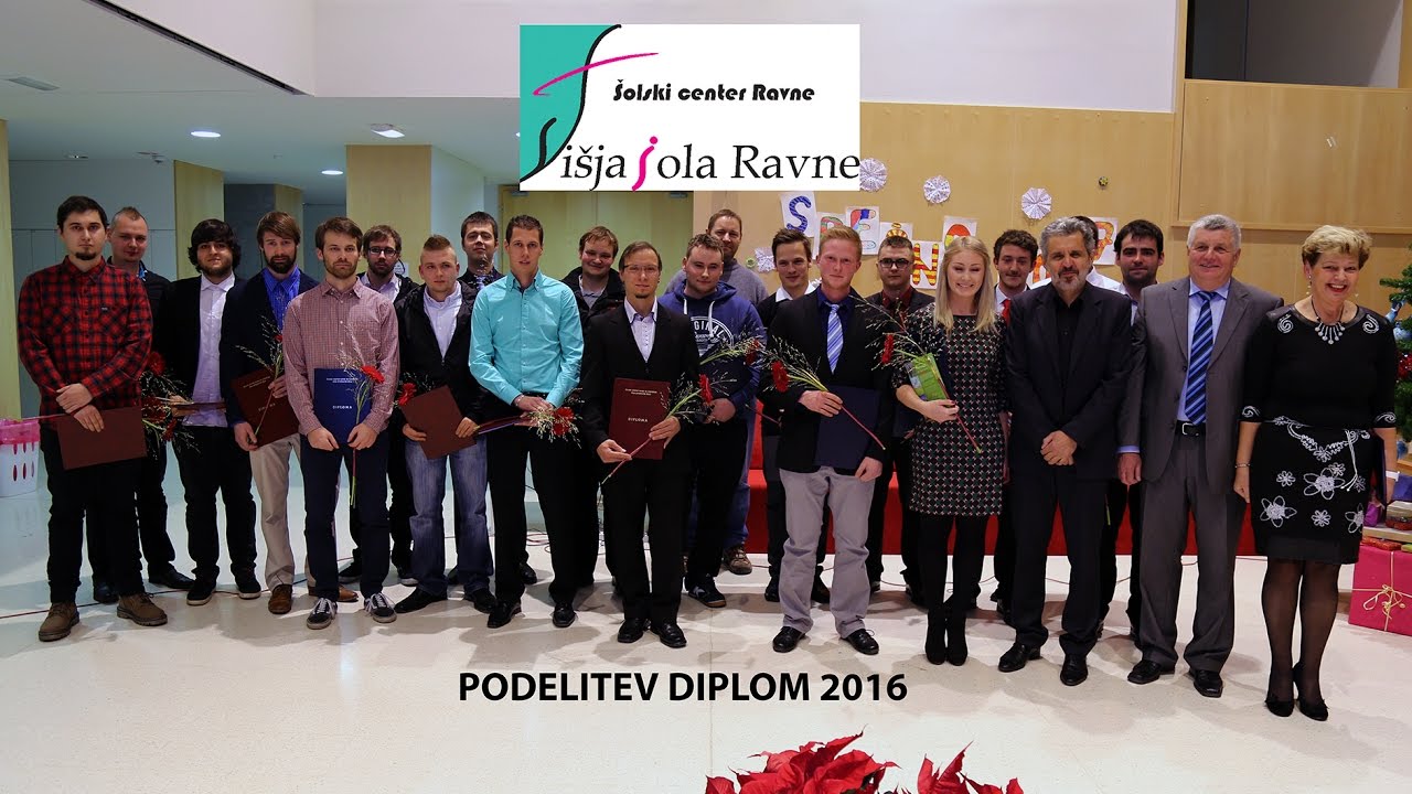 PODELITEV DIPLOM 2016- VIŠJA STROKOVNA ŠOLA RAVNE