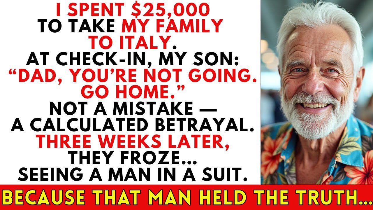I Spent $25,000 On Vacation To Italy, But My Son Said, “I Forgot To Buy You A Ticket. Go Home.”