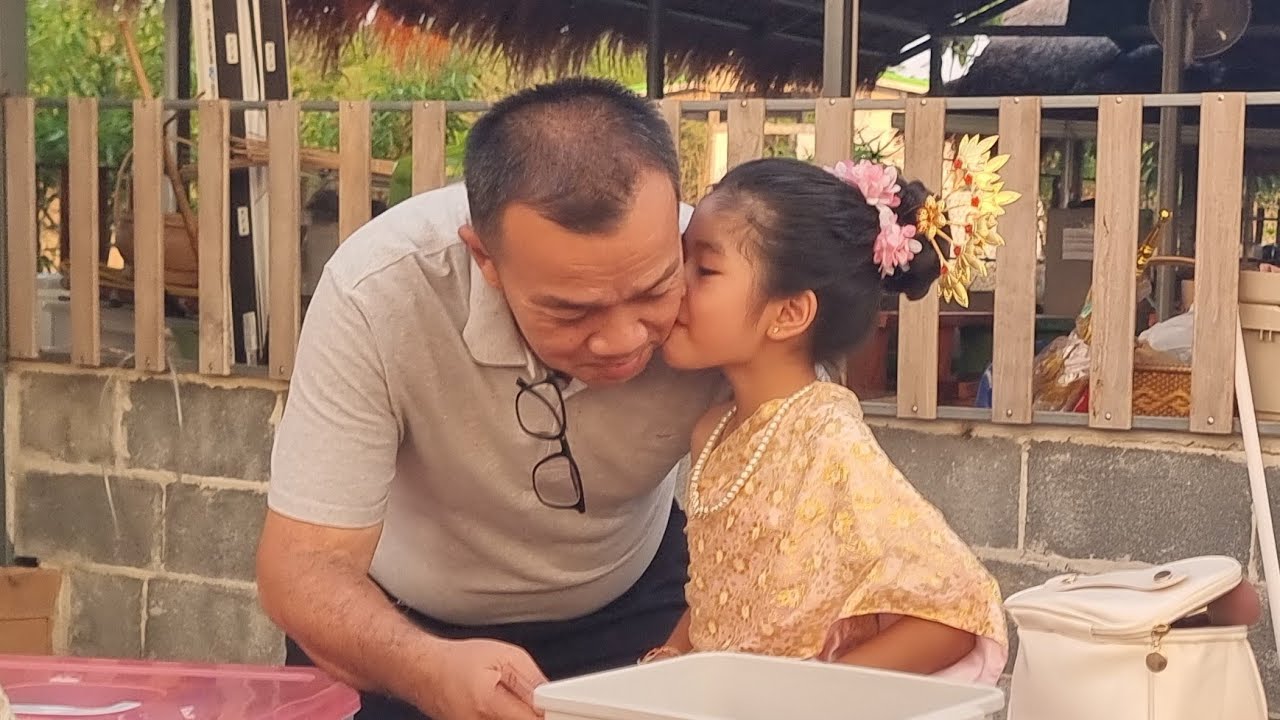 เปิดตัวนางรำคนใหม่..แห่งวังปู่..แต่งชุดสวย..เจ้าภาพจ้างรำ.สุดดีใจหอมแก้ม..