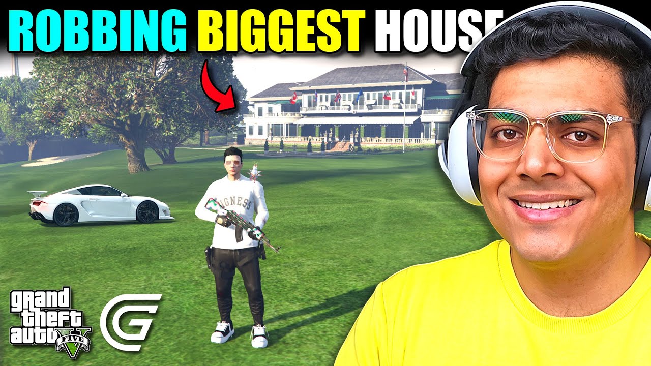 We ROBBED The *BIGGEST* House In GTA 5 Grand RP 🔥