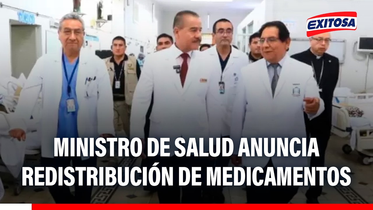 🔴🔵 Ministro de Salud anuncia redistribución de medicamentos: 