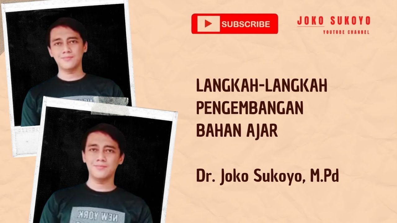 Langkah-Langkah Mengembangkan Bahan Ajar