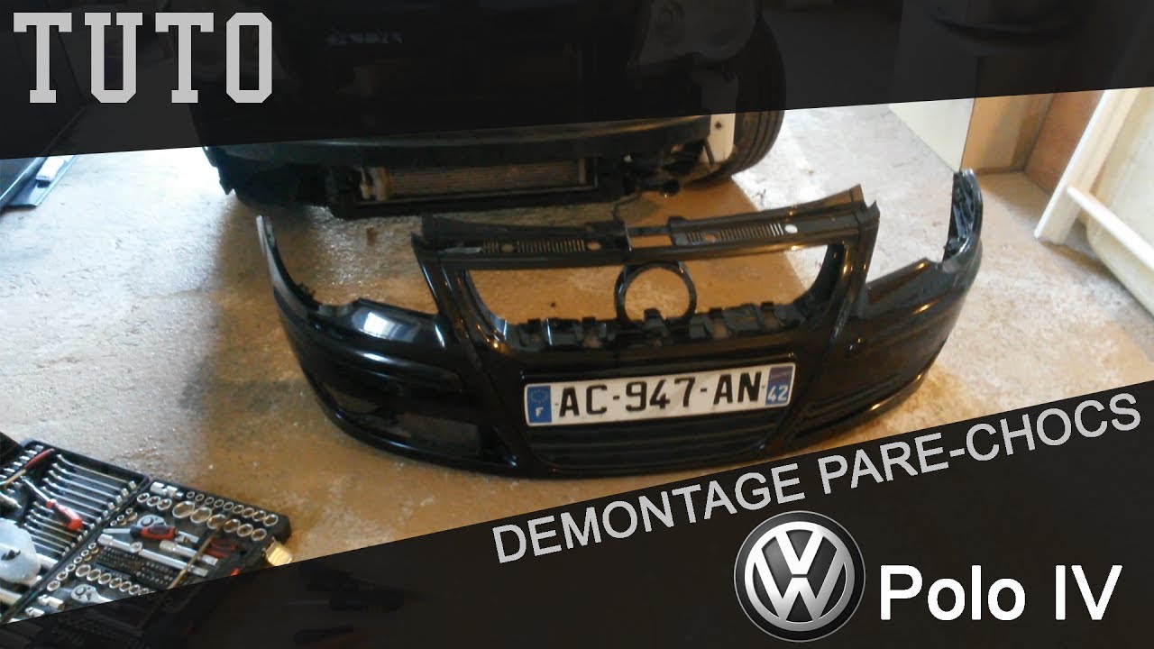 [TUTO] Polo IV - Démontage complet pare-chocs avant (+ changement pompe lave-glace)