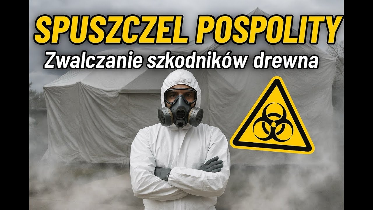 ZWALCZANIE SZKODNIKÓW DREWNA FUMIGACJA SPUSZCZEL POSPOLITY
