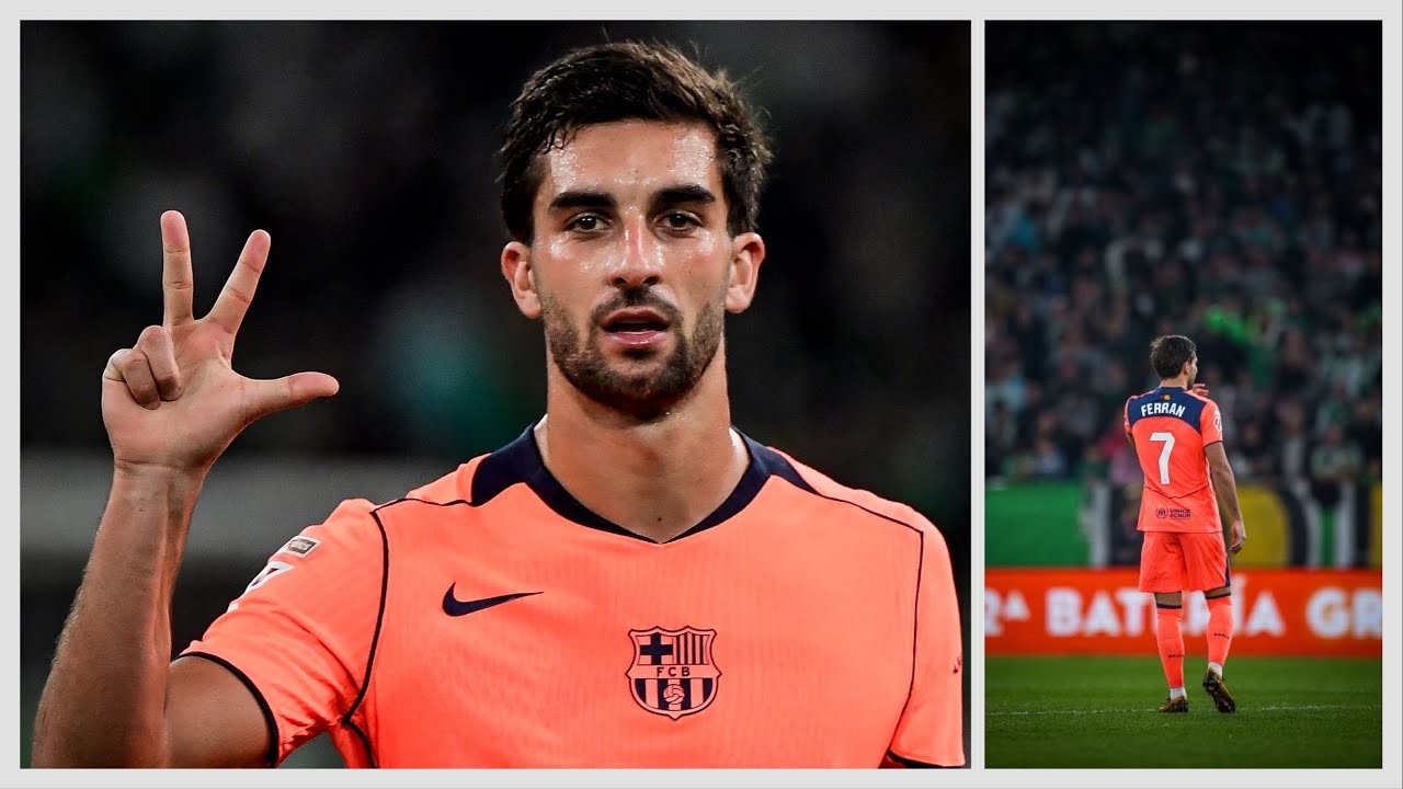 BETIS 3-5 BAR&Ccedil;A MDR TRIPL&Eacute; DE FERRAN TOCARD TORRES !