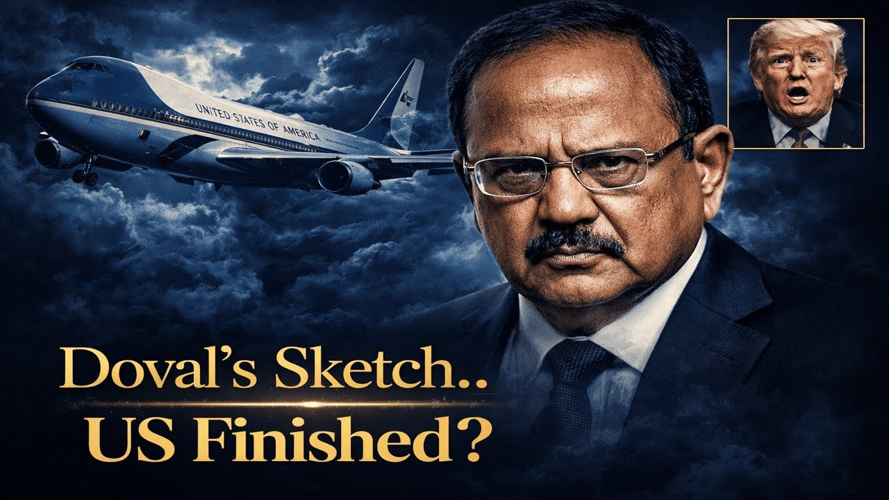 ట్రంప్ విమానంలో పవర్ కట్! డీప్ స్టేట్ పన్నాగం? అజిత్ దోవల్ మాస్టర్ ప్లాన్! 🛡️