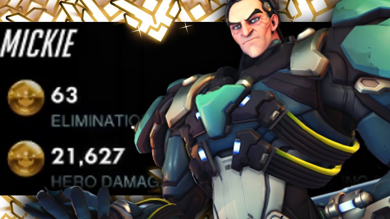 NEW SIGMA GOD - MICKIE! 63 ELIMS! 21K DMG! [ OVERWATCH SEASON 17 TOP 500 ]